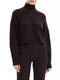 Theory Cropped Turtleneck in Cashmere - mink