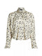 Rag & Bone Martha Satin Shirt in Ivory Floral