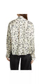 Rag & Bone Martha Satin Shirt in Ivory Floral