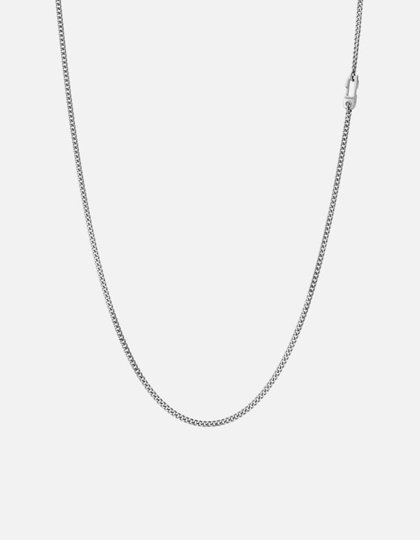 Miansai 2mm Mini Annex Chain Necklace in Sterling Silver, 24 in.