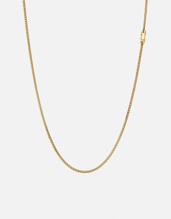 Miansai 2mm Mini Annex Chain Necklace, Gold Vermeil, 24 in.