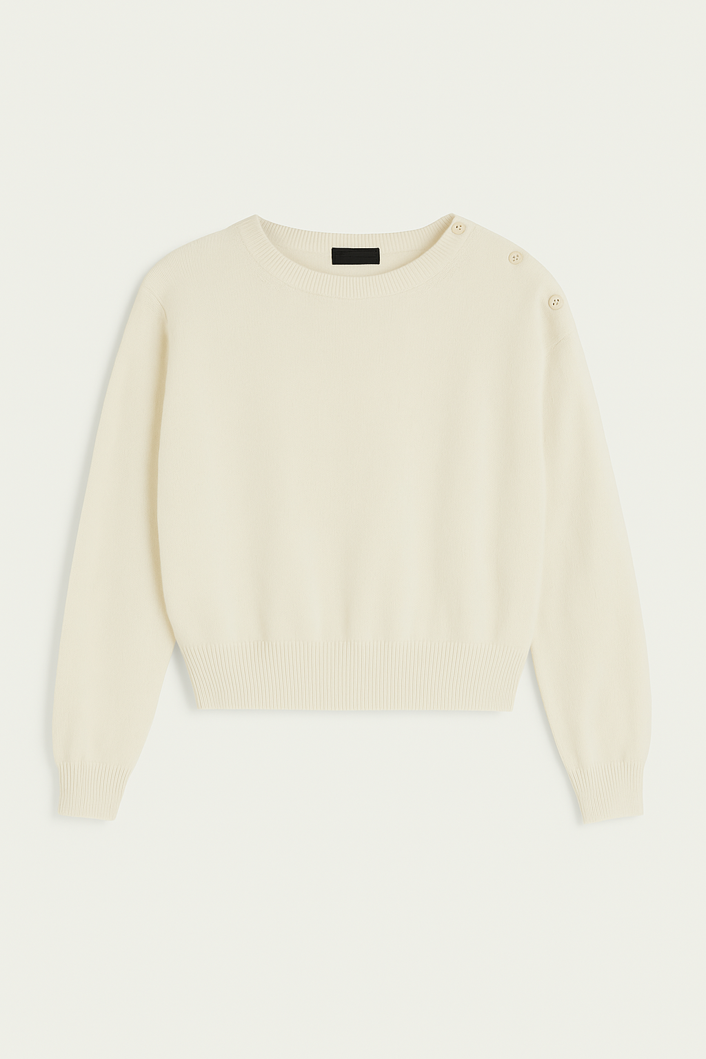 Le Mont St Michel Sachem - Soft Sweater - Off White