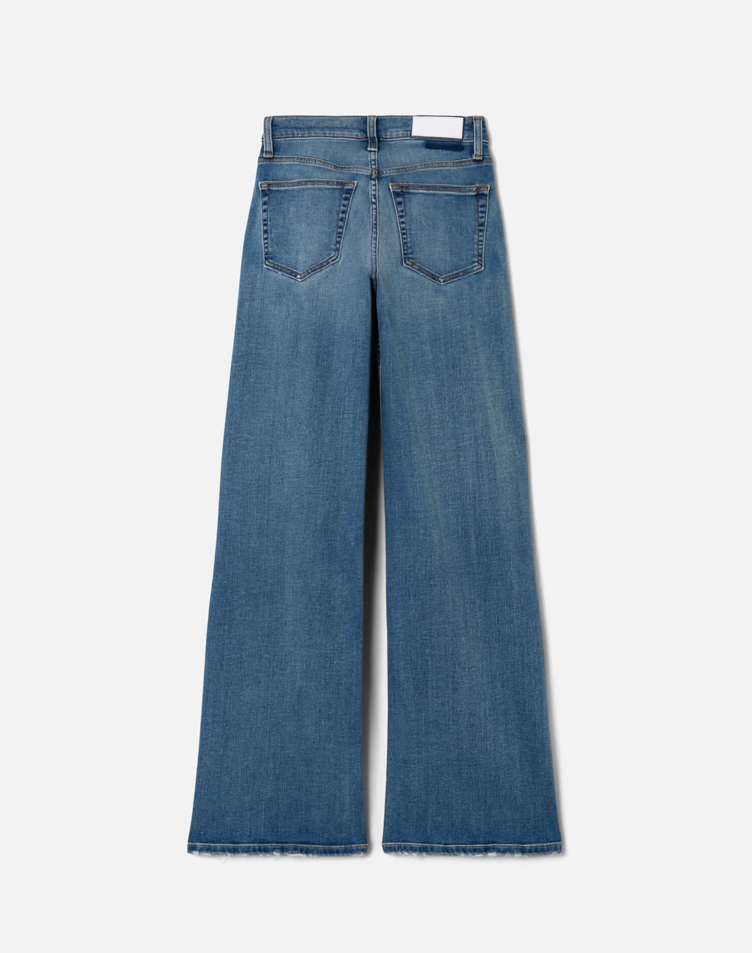 Re/Done Mid Rise Wide Leg - Blasted