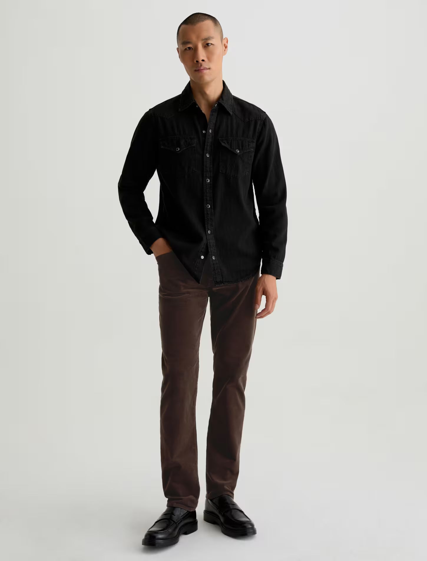 AG Tellis Corduroy - Raw Umber
