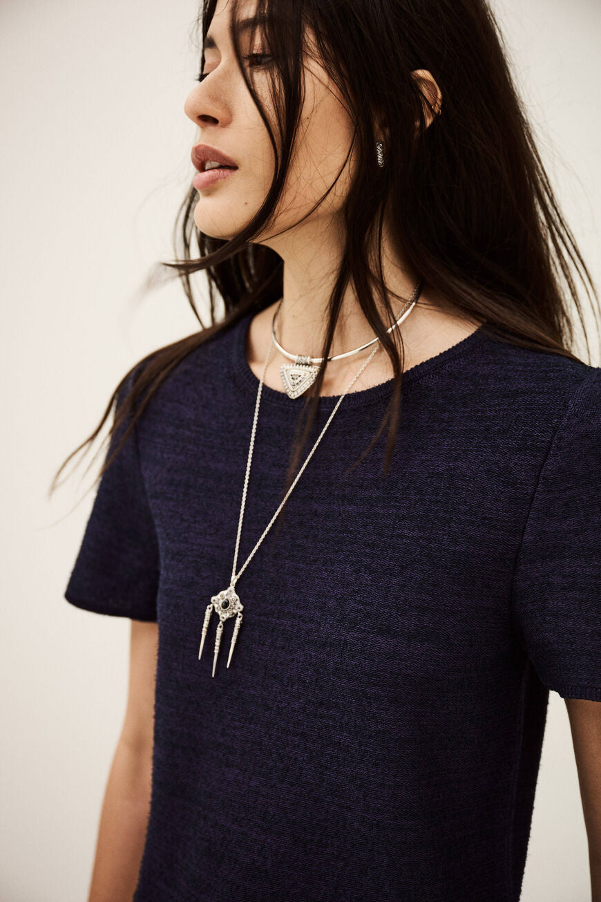 Ba&sh Kenza Top - Navy