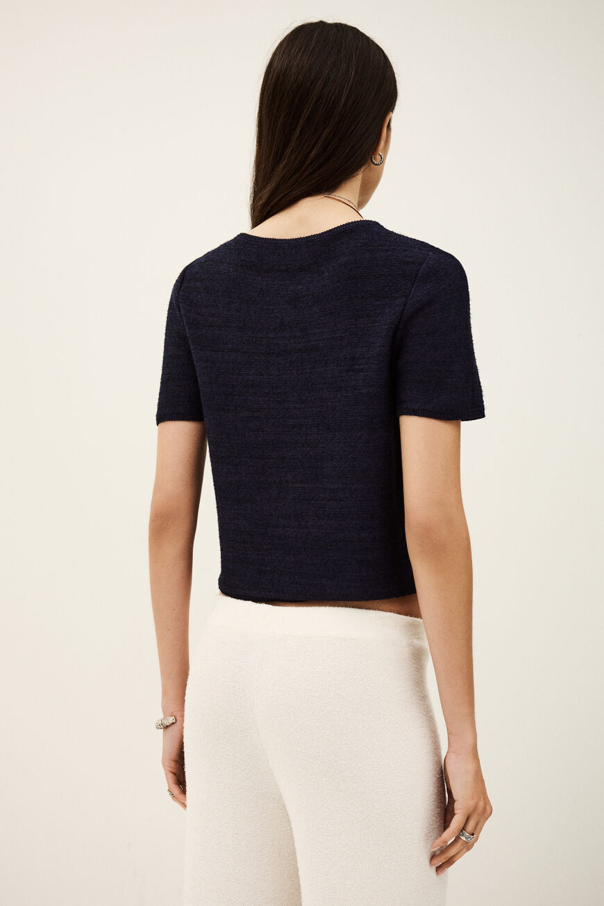 Ba&sh Kenza Top - Navy