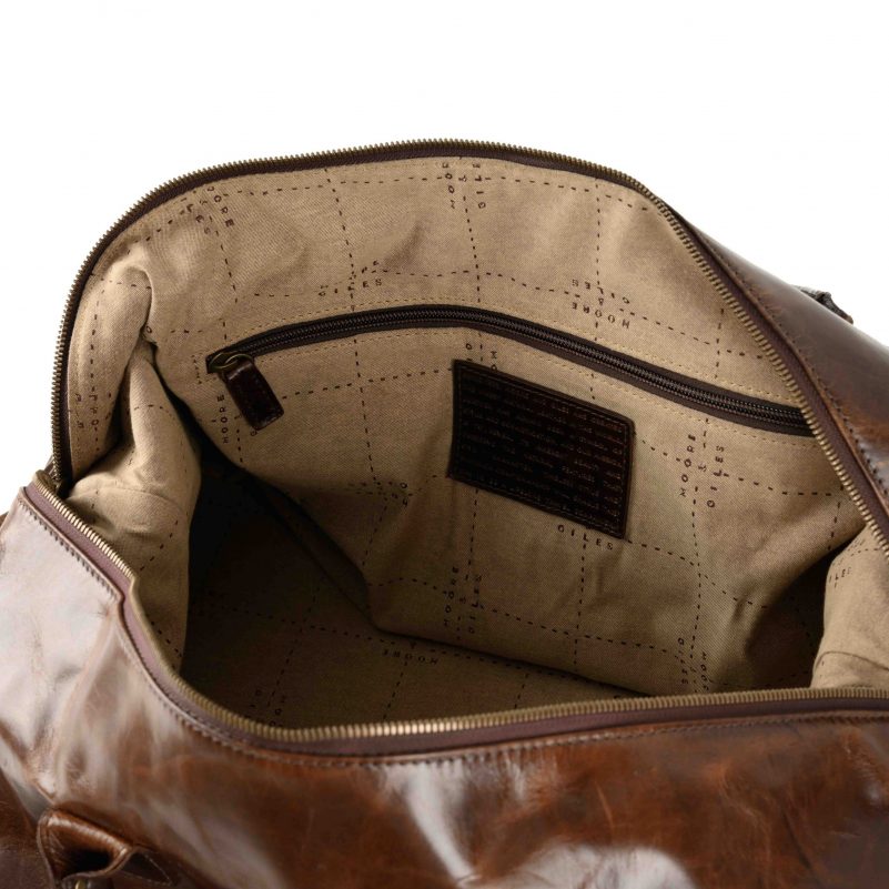 Moore and Giles Benedict Weekend Bag - Brompton Brown