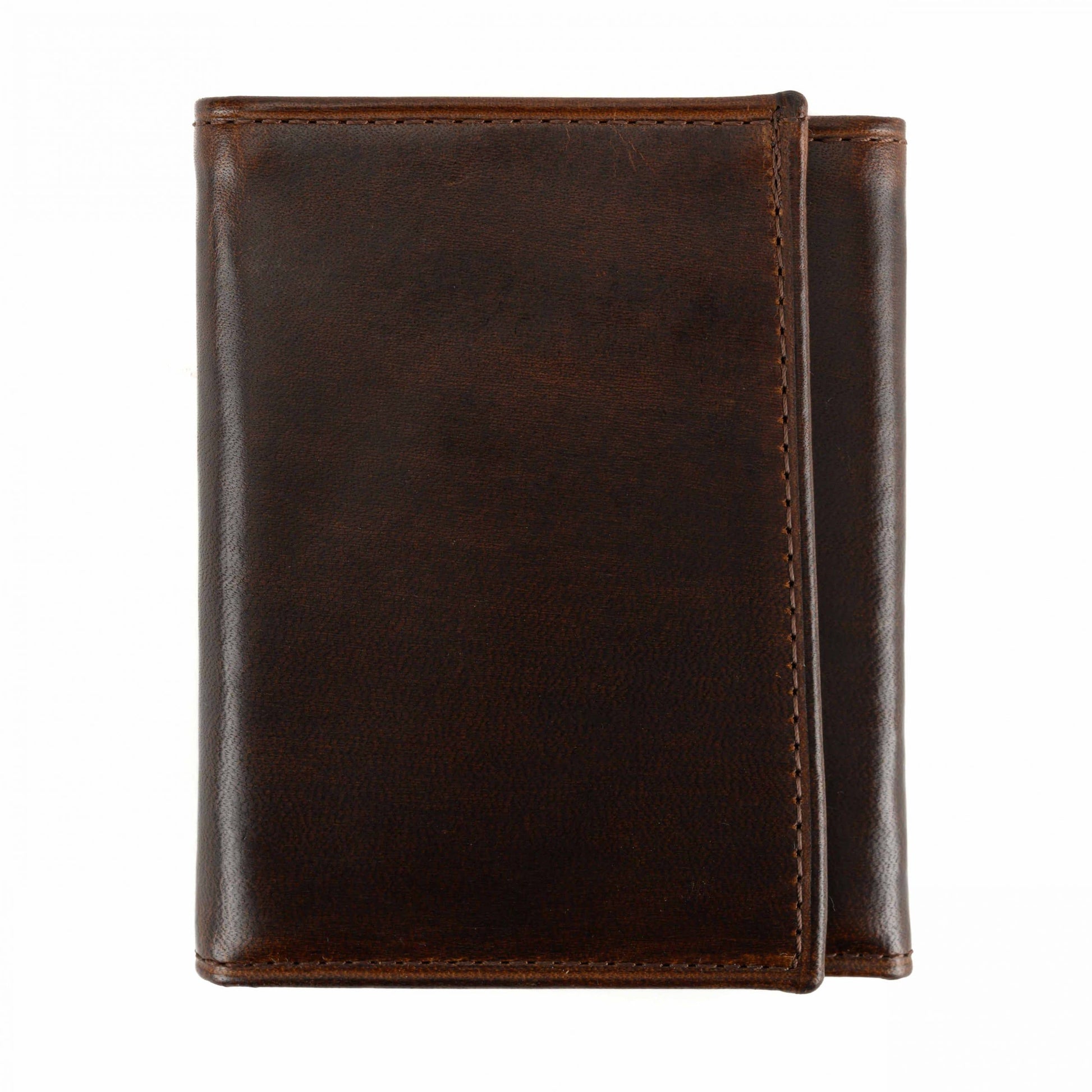Moore and Giles Tri-Fold Wallet - Brompton Brown