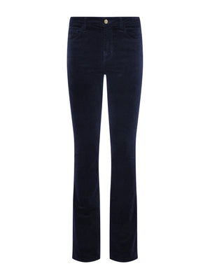 L'Agence Stevie High Rise Straight Jean - Dark Navy