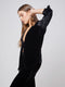 L'Agence Argo Velvet Blouse - Black