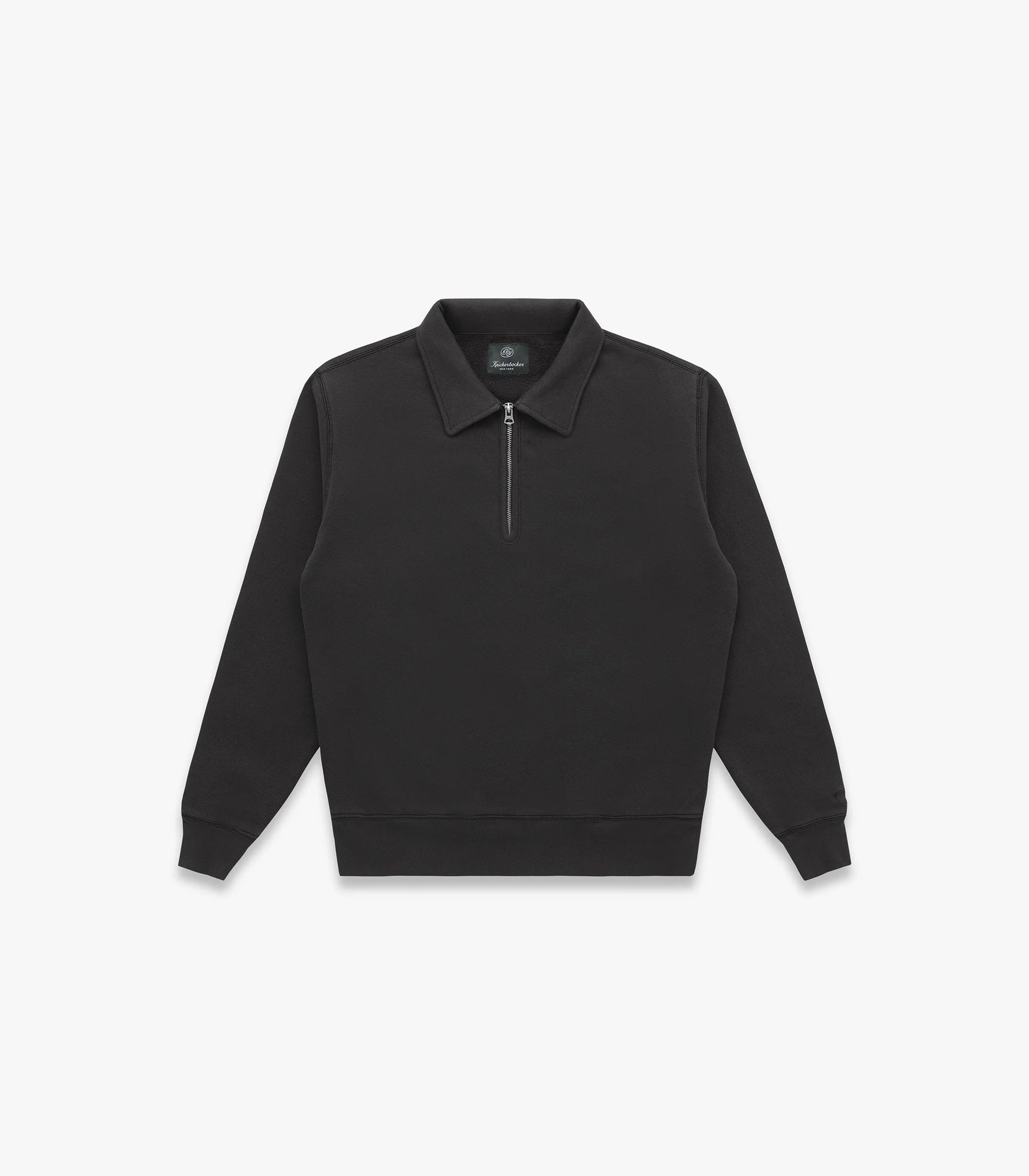 Knickerbocker Stadium Loft Knit Quarter Zip - Coal