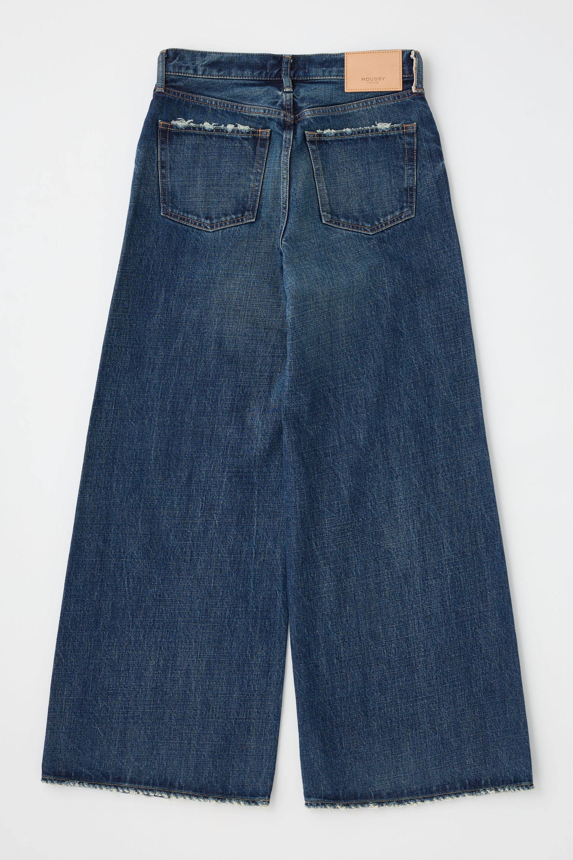 Moussy Mcdavid Straight Baggy Jean - Dark Blue