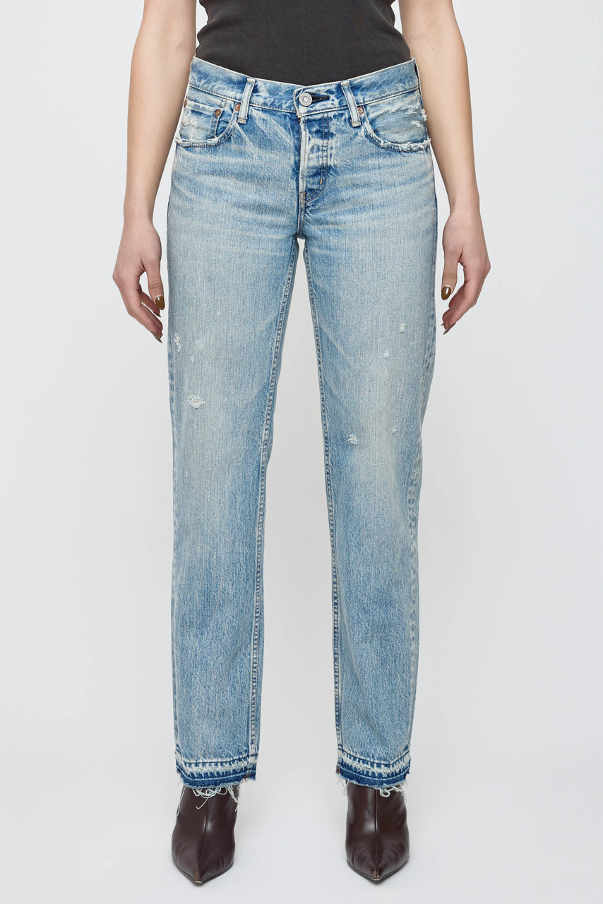 Moussy Arverne Low Rise Straight Jean