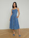L'Agence Esmeralda Chambray Dress