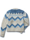Faherty Icelyn Fairisle Cardigan - Frosty