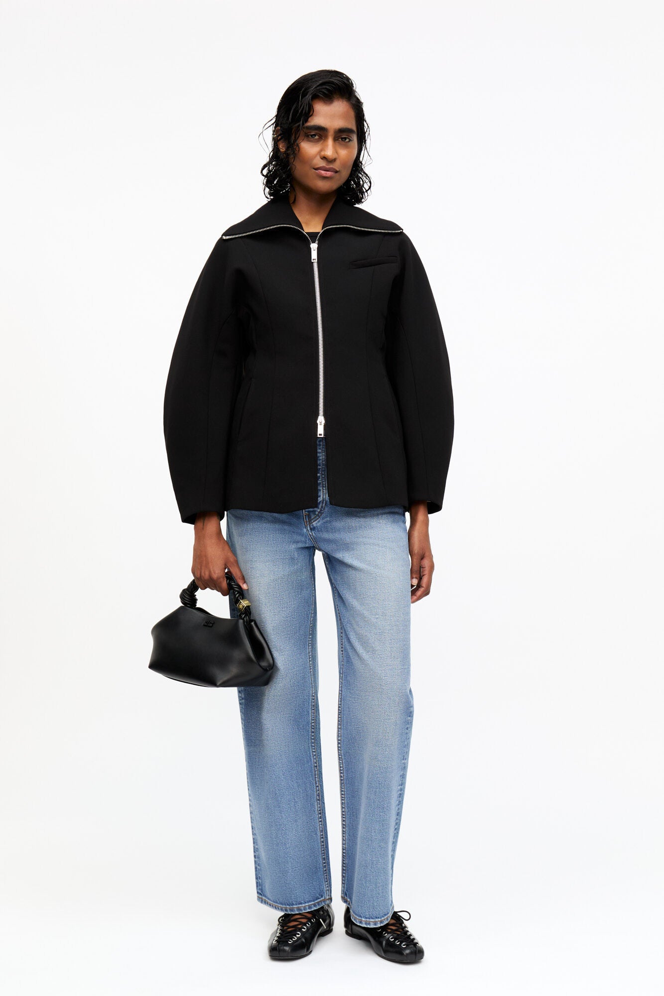 Ganni Black Small Bou Bag
