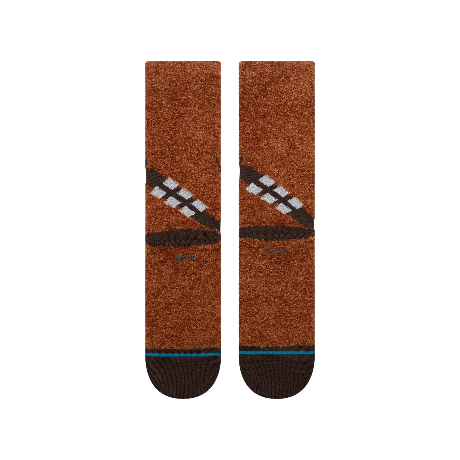 Stance Star Wars Poly Fuzzy Crew Socks - Chewie/Brown