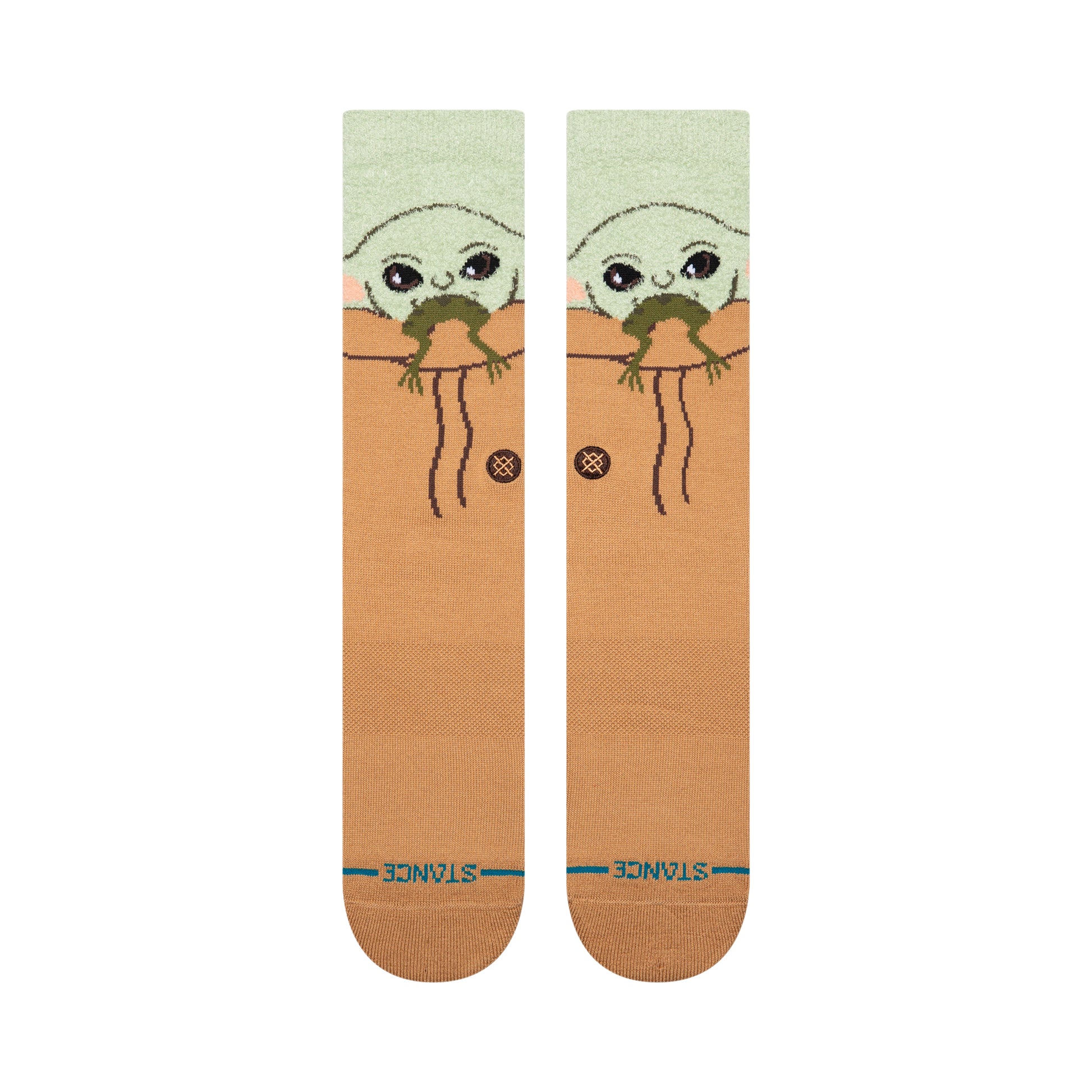 Stance Star Wars Poly Fuzzy Crew Socks - Grogu/Green