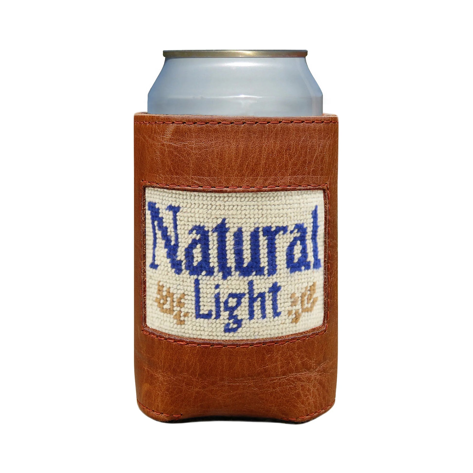 Smathers & Branson Natural Light Can Cooler in Light Khaki