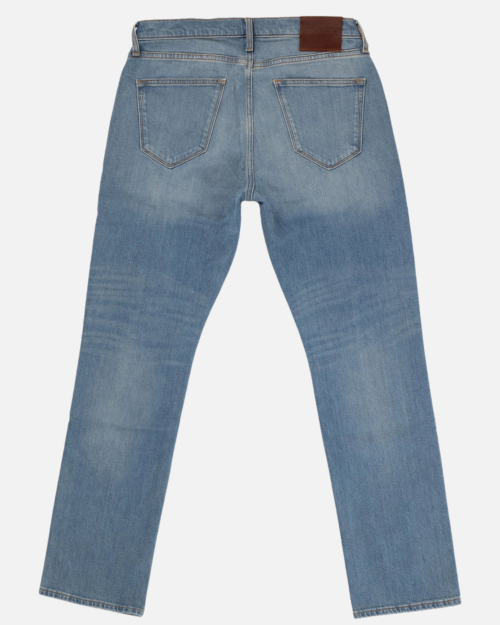 Ace Rivington Athletic Straight Denim Jeans - Light Vintage