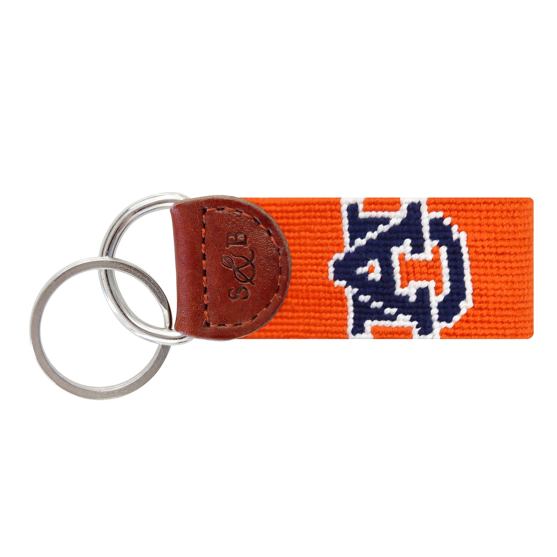 Smathers & Branson Auburn Key Fob - Orange
