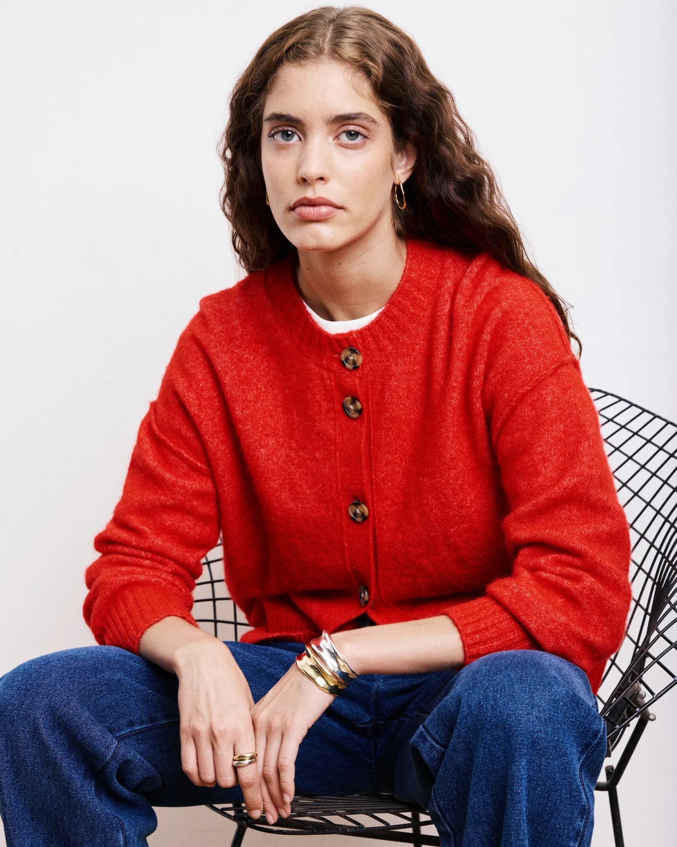 Hartford Melis Sweater - Red