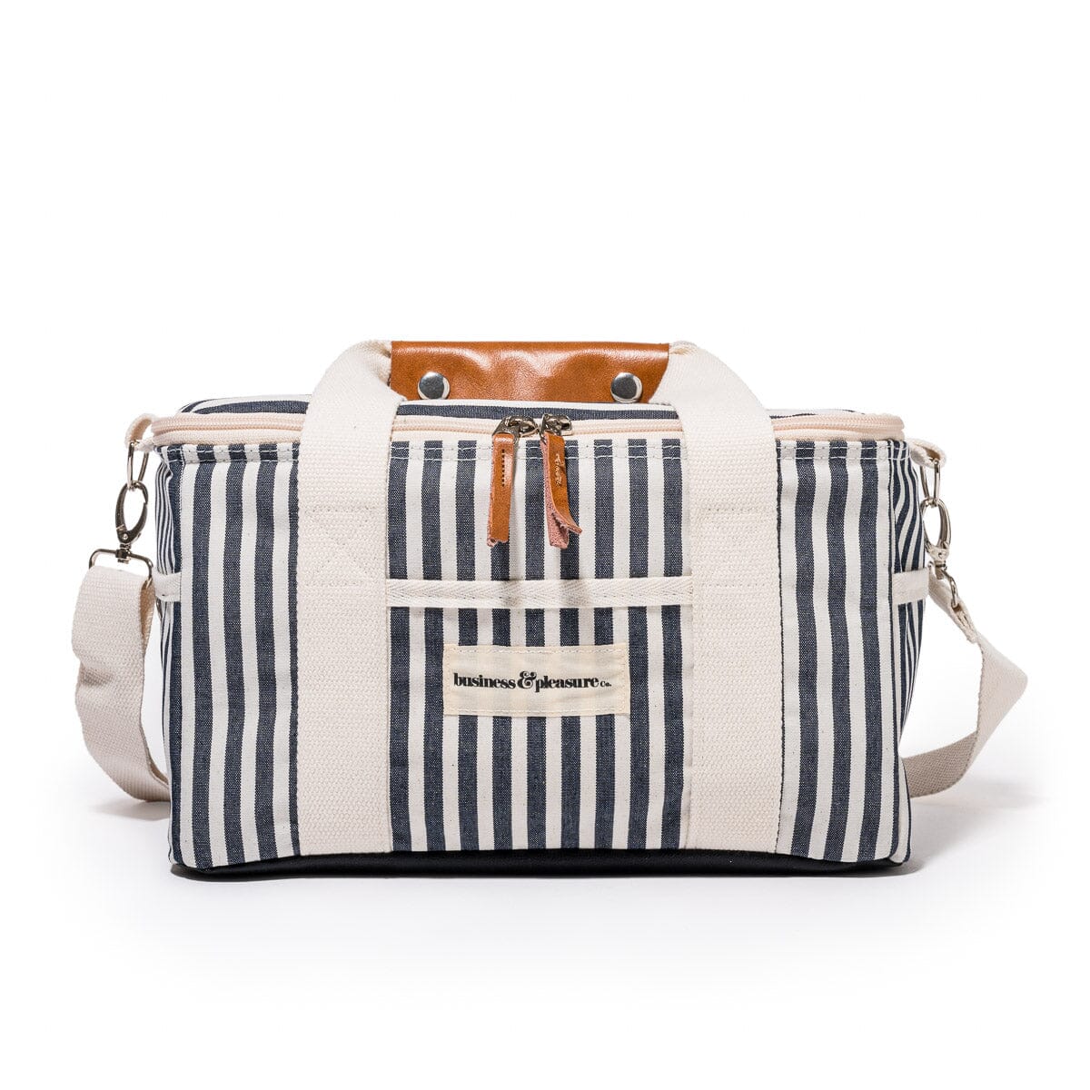 Business & Pleasure Co. The Premium Cooler Bag - Lauren's Navy Stripe