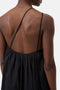 Closed Cotton Maxi Dress - Black