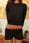 Ciao Lucia Hydra Black Sheer Cardigan