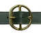 Kim White Chunky Hip Pant Belt- Forest