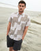Billy Reid Patchwork Tuscumbia Shirt in Olive