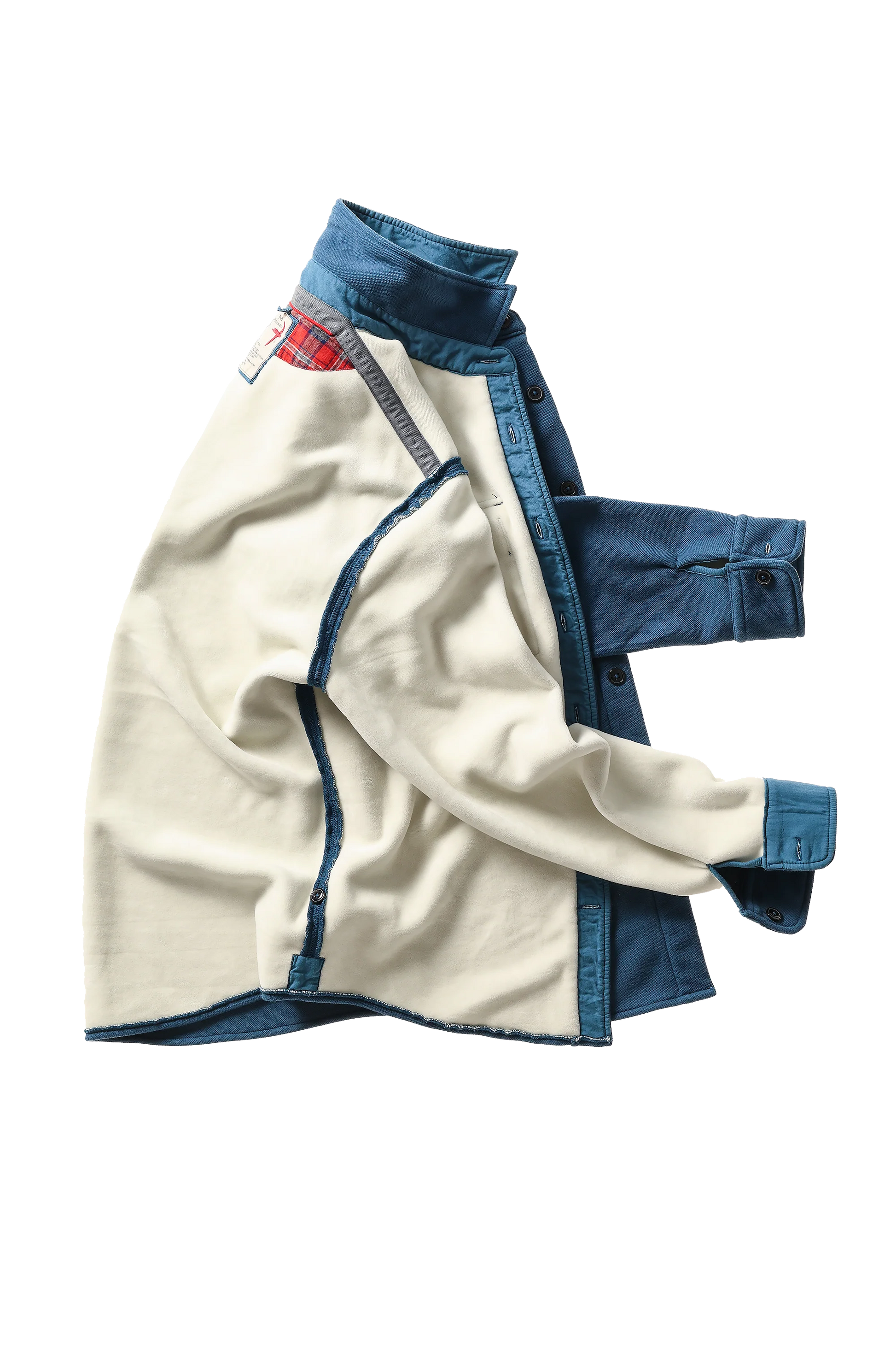 Relwen Pique Fleece Workshirt - Dark Marine