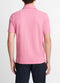 Vince Garment Dye Short-Sleeve Polo Shirt - Washed Pink Blaze