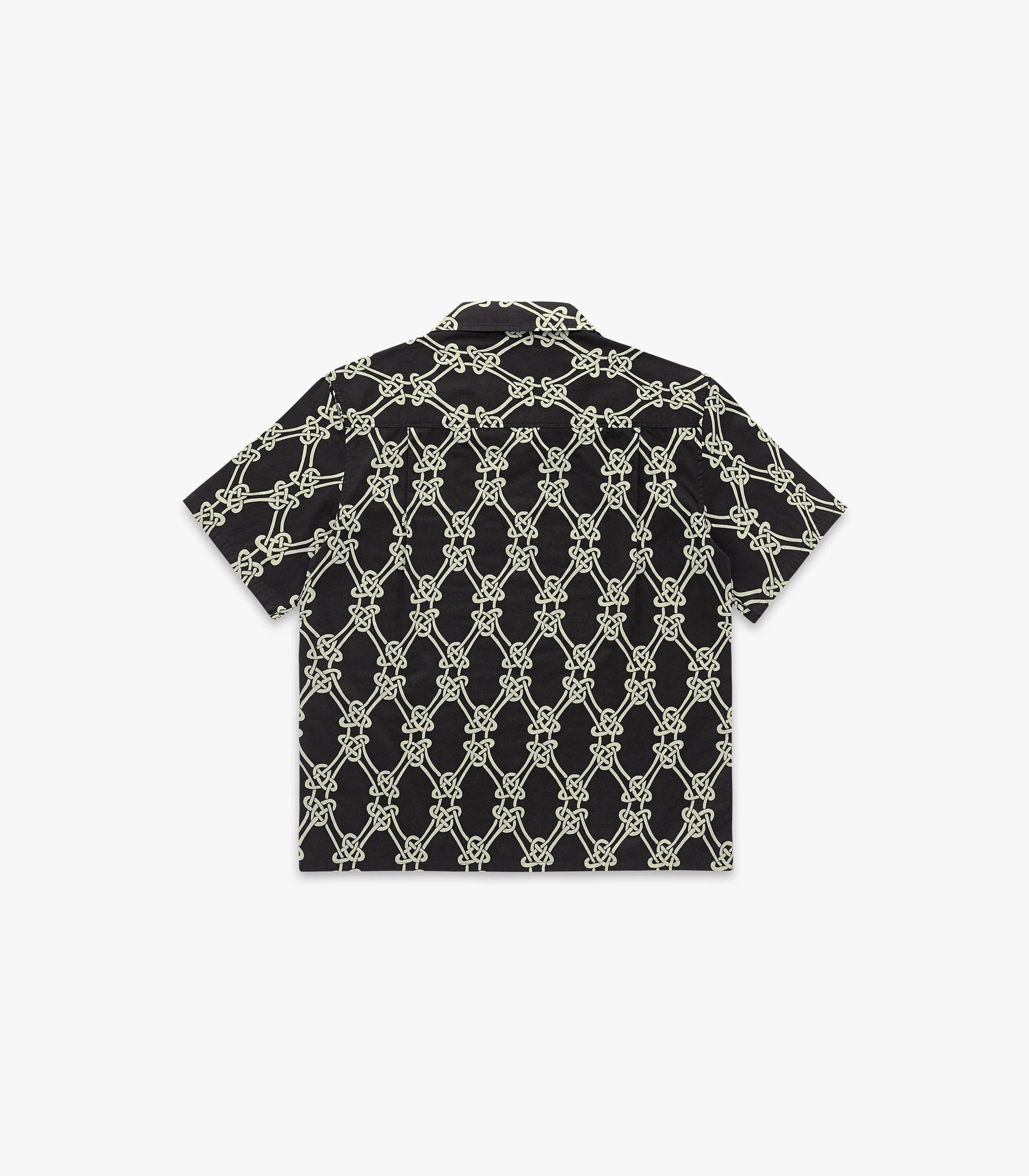 Knickerbocker Knot Panama Cotton Shirt - Burnt Black