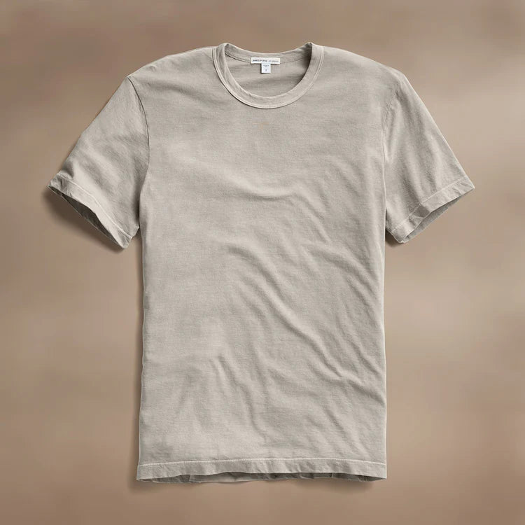 James Perse Short Sleeve Crew Neck - Salt Pigment