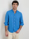 Alex Mill Mill Shirt in Linen - Pool Blue
