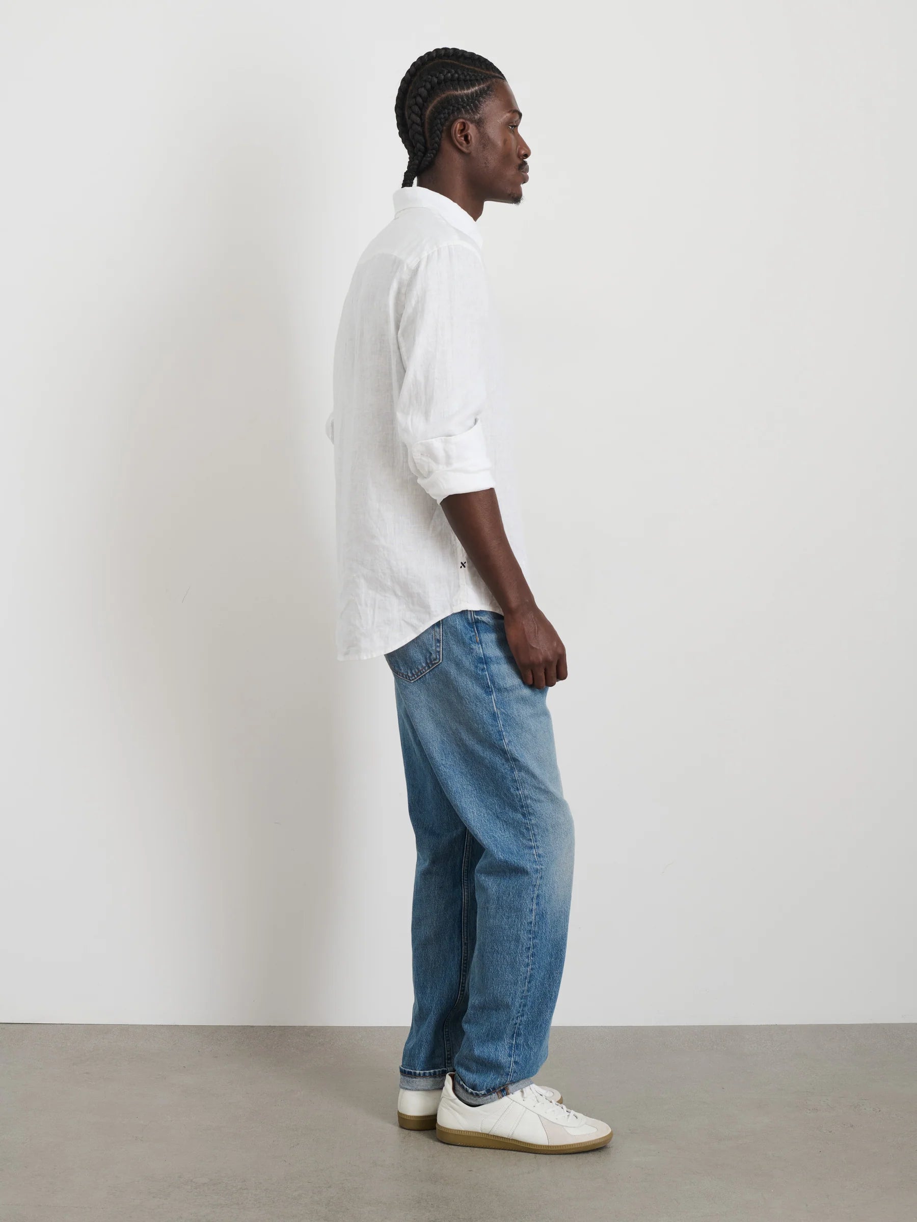 Alex Mill Mill Shirt in Linen- White