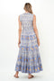 Oliphant Sleeveless Smocked Maxi- Marseille Blue