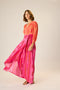 Natalie Martin Kate Long Sleeve Maxi - Sea Glass Pink/Coral Combo