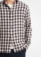 Vince Ojai Plaid Longsleeve - Stone Beach/Coast