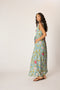 Natalie Martin Nico Sleeveless Maxi with Sash - Lehua Sea Print