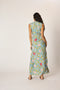 Natalie Martin Nico Sleeveless Maxi with Sash - Lehua Sea Print