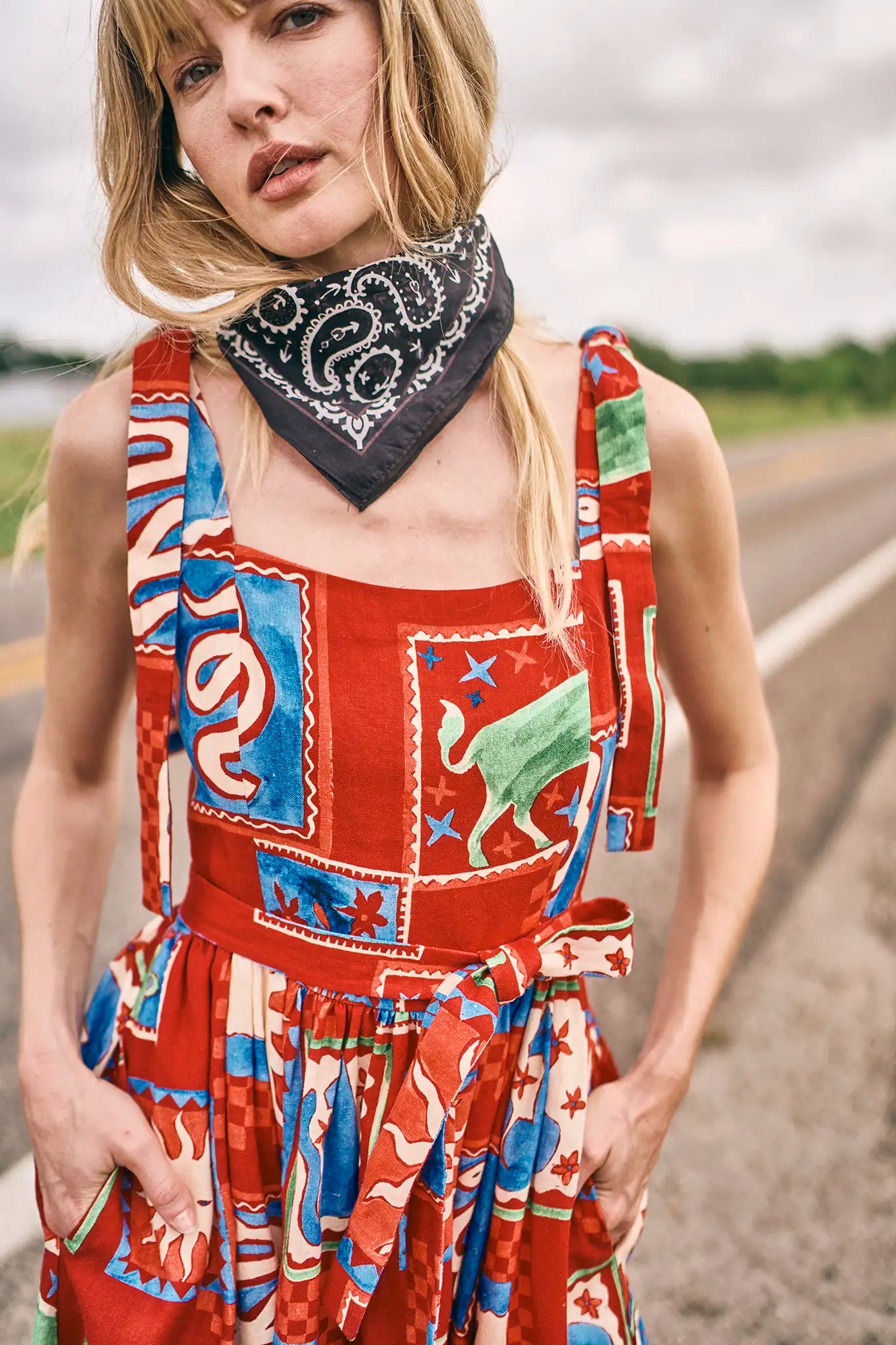 Hunter Bell Quincy Dress - Sante Fe