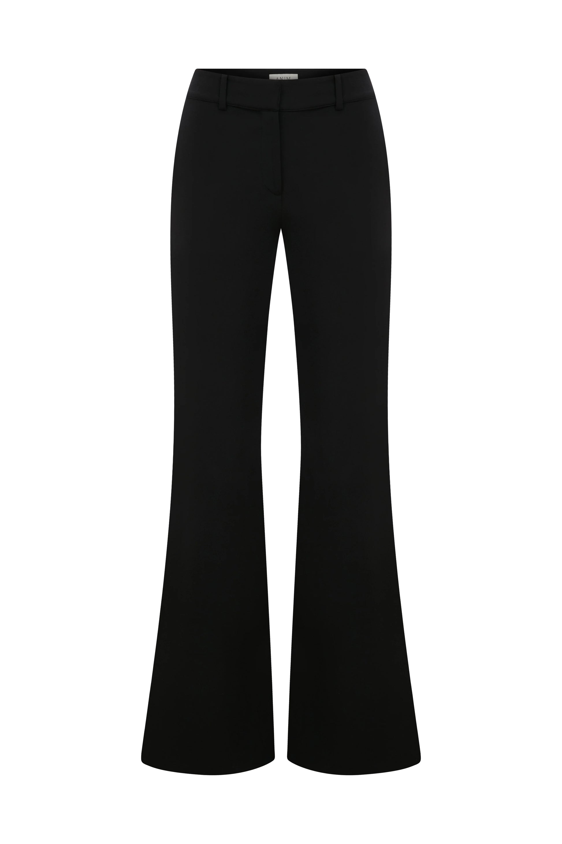 ANIM Reka Straight Leg Tailored Pant - Black
