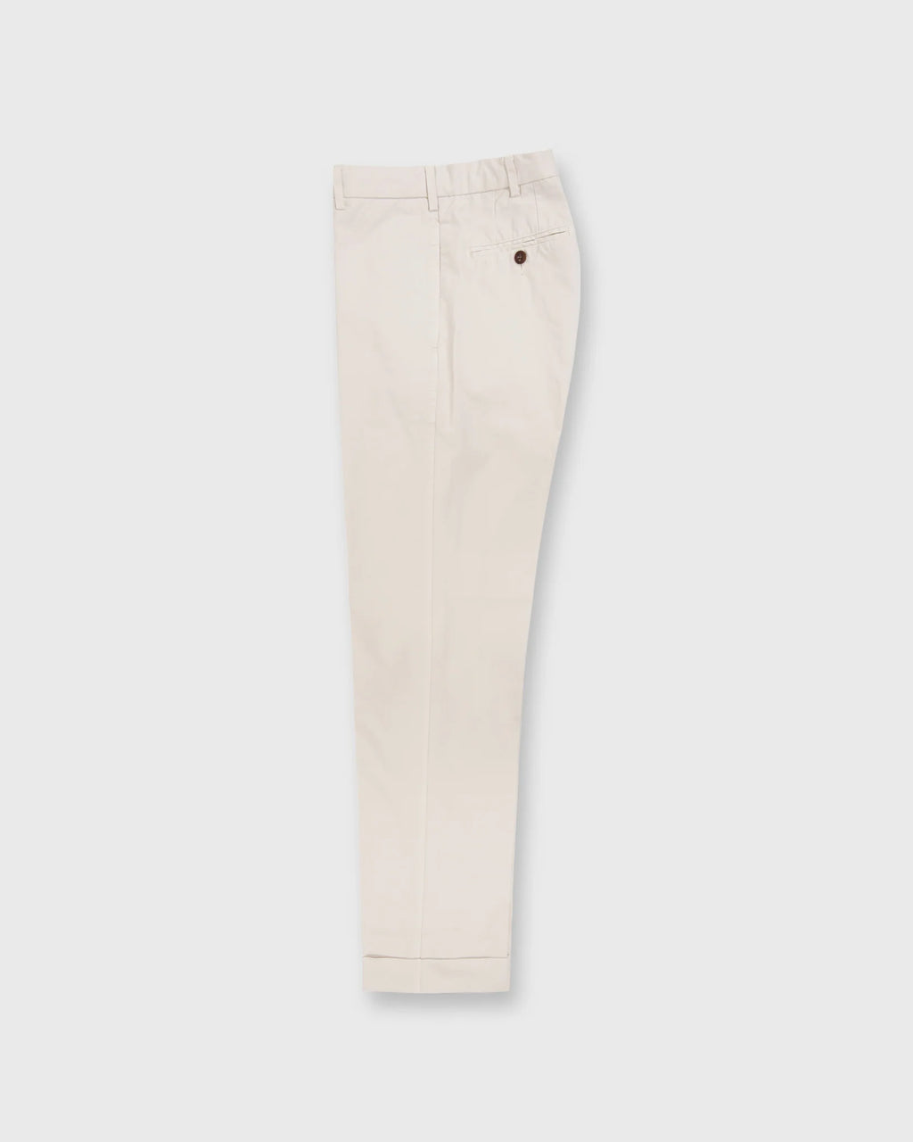 Sid Mashburn Garment-Dyed Sport Trouser Stone Lightweight Twill