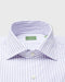 Sid Mashburn Spread Collar Dress Shirt Lavender Multi Stripe Poplin
