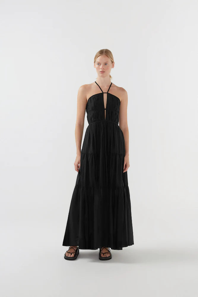 Bird & Knoll Seraphina Maxi - black
