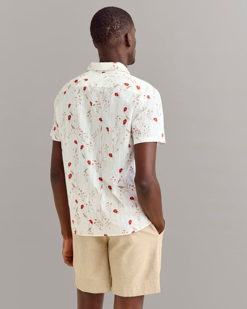 Billy Reid Short Sleeve Poppy Treme Shirt
