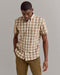Billy Reid Plaid Tuscumbia Shirt in Brown Multi
