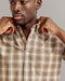Billy Reid Plaid Tuscumbia Shirt in Brown Multi